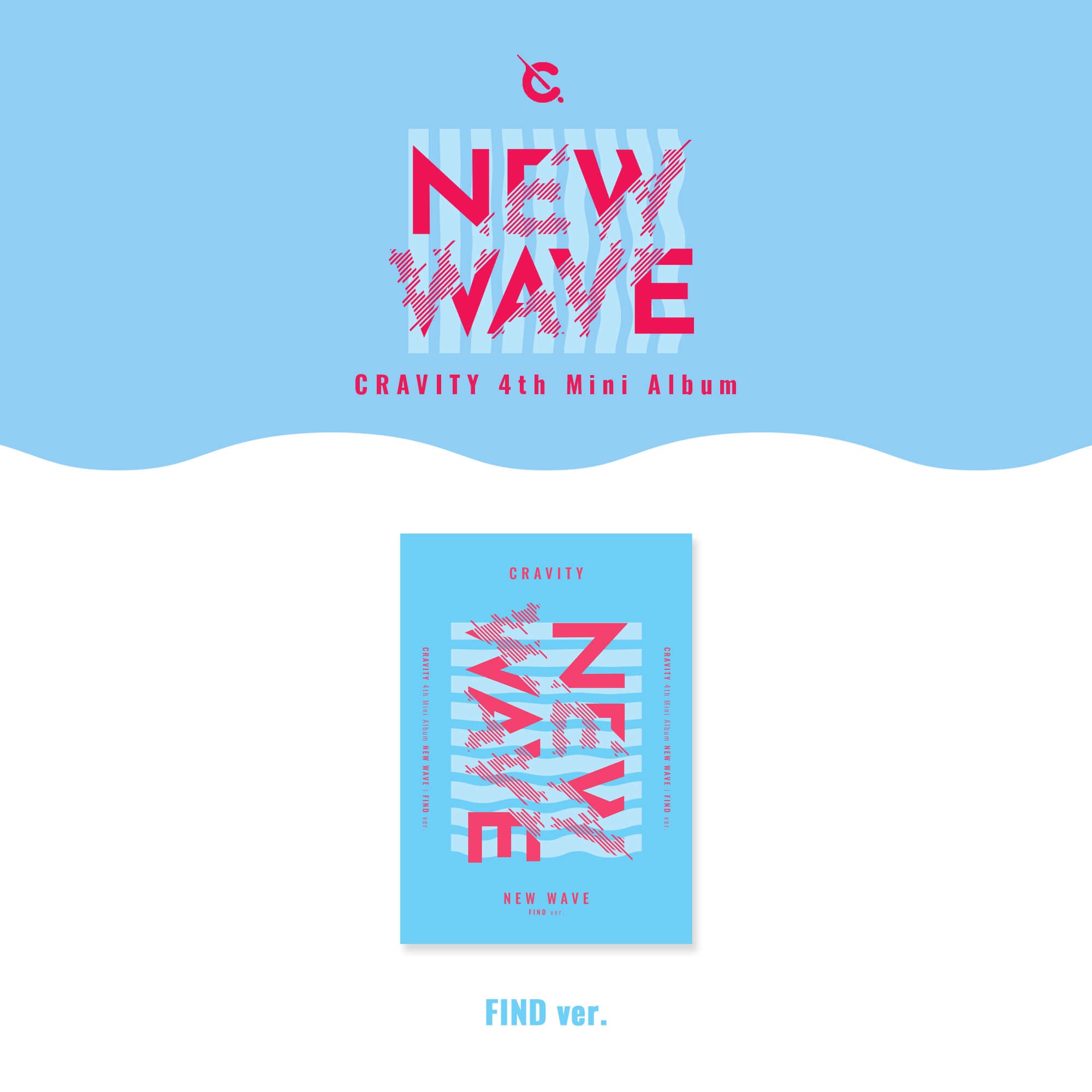 CRAVITY 4th Mini Album NEW WAVE FIND Version