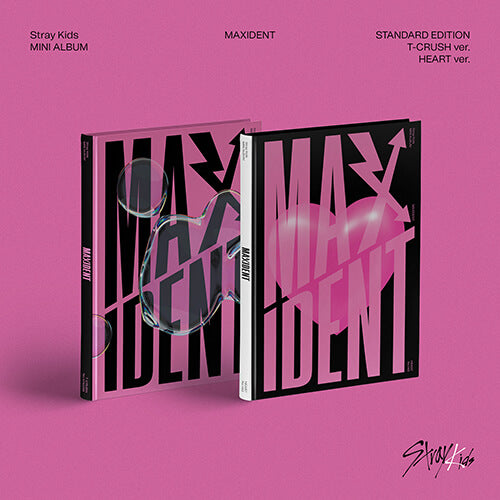 Stray Kids 7th Mini Album MAXIDENT Standard Edition - T-CRUSH / HEART Version + Pre-order Photocard