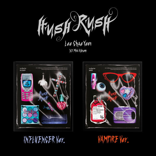 Lee Chae Yeon 1st Mini Album HUSH RUSH - INFLUENCER / VAMPIRE Version