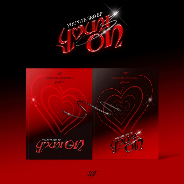 YOUNITE 3rd Mini Album YOUNI-ON - RED ON / BLACK ON Version