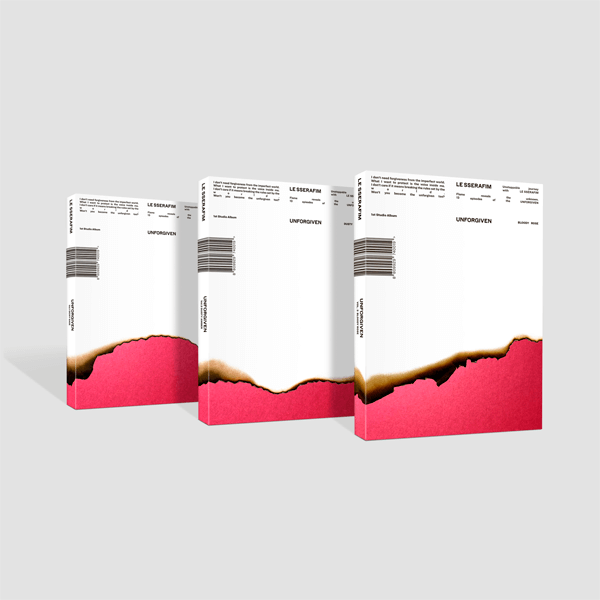 LE SSERAFIM 1st Full Album UNFORGIVEN - DEWY SAGE / DUSTY AMBER / BLOODY ROSE Version