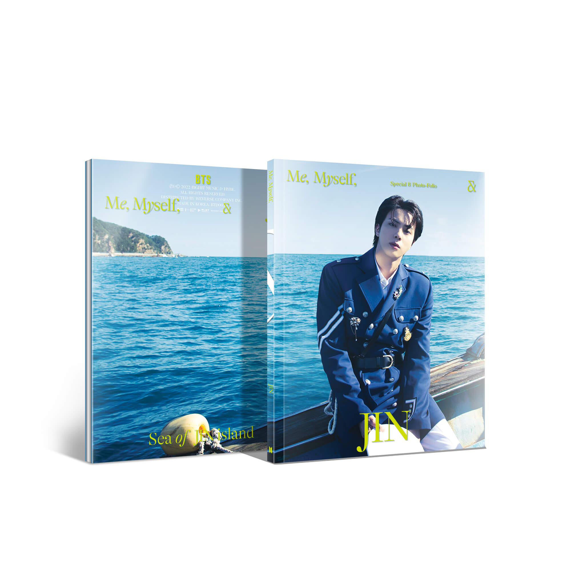 Special 8 Photo-Folio Me, Myself, and Jin 'Sea of JIN island' Photobook