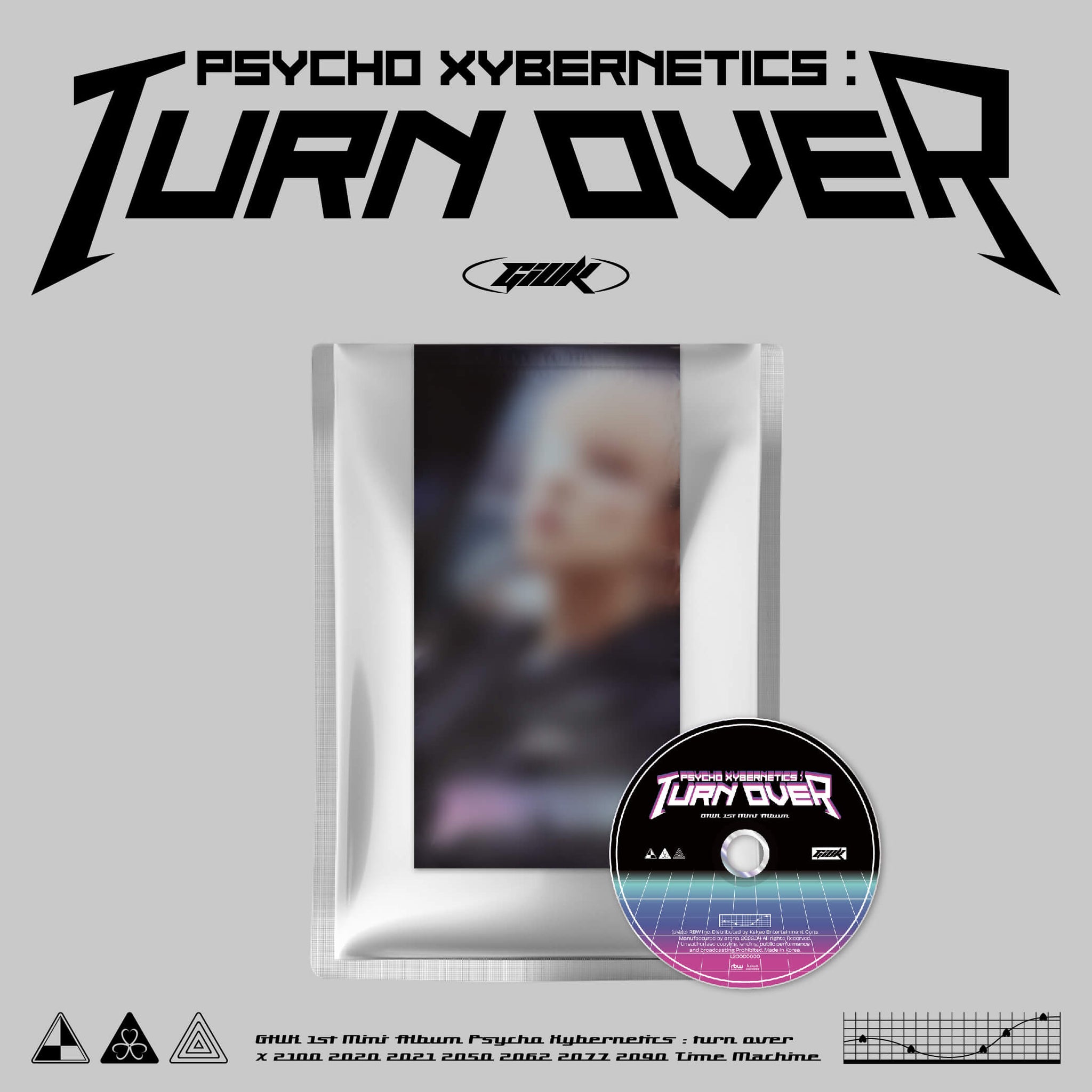 Giuk 1st Mini Album Psycho Xybernetics : TURN OVER