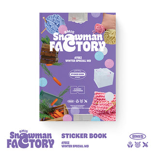 ATEEZ SNOWMAN FACTORY Winter Special MD - Sticker Book