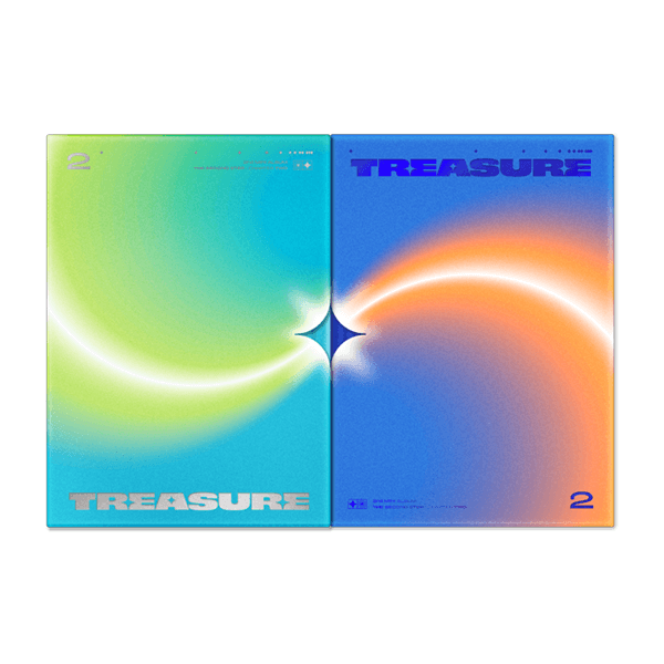 TREASURE THE SECOND STEP CHAPTER TWO LIGHT GREEN + DEEP BLUE Version + Weverse Gift