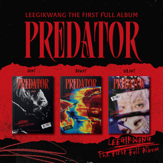 Lee Gi Kwang 1st Full Album PREDATOR - HUNT / BURNT / SILENT Version