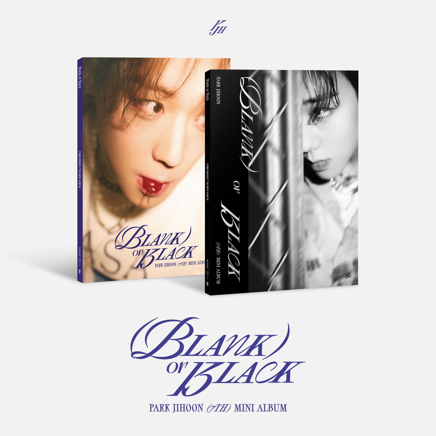 Park Jihoon 7th Mini Album Blank or Black - Blank Space / Veiled Black Version
