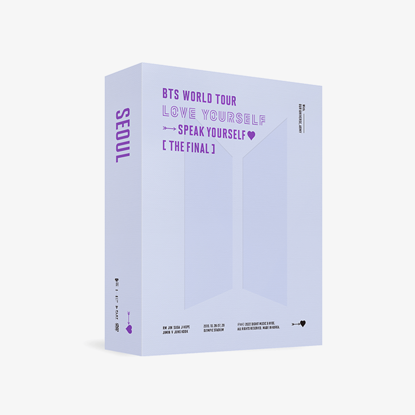 BTS - WORLD TOUR LOVE YOURSELF: SPEAK YOURSELF [THE FINAL] DVD