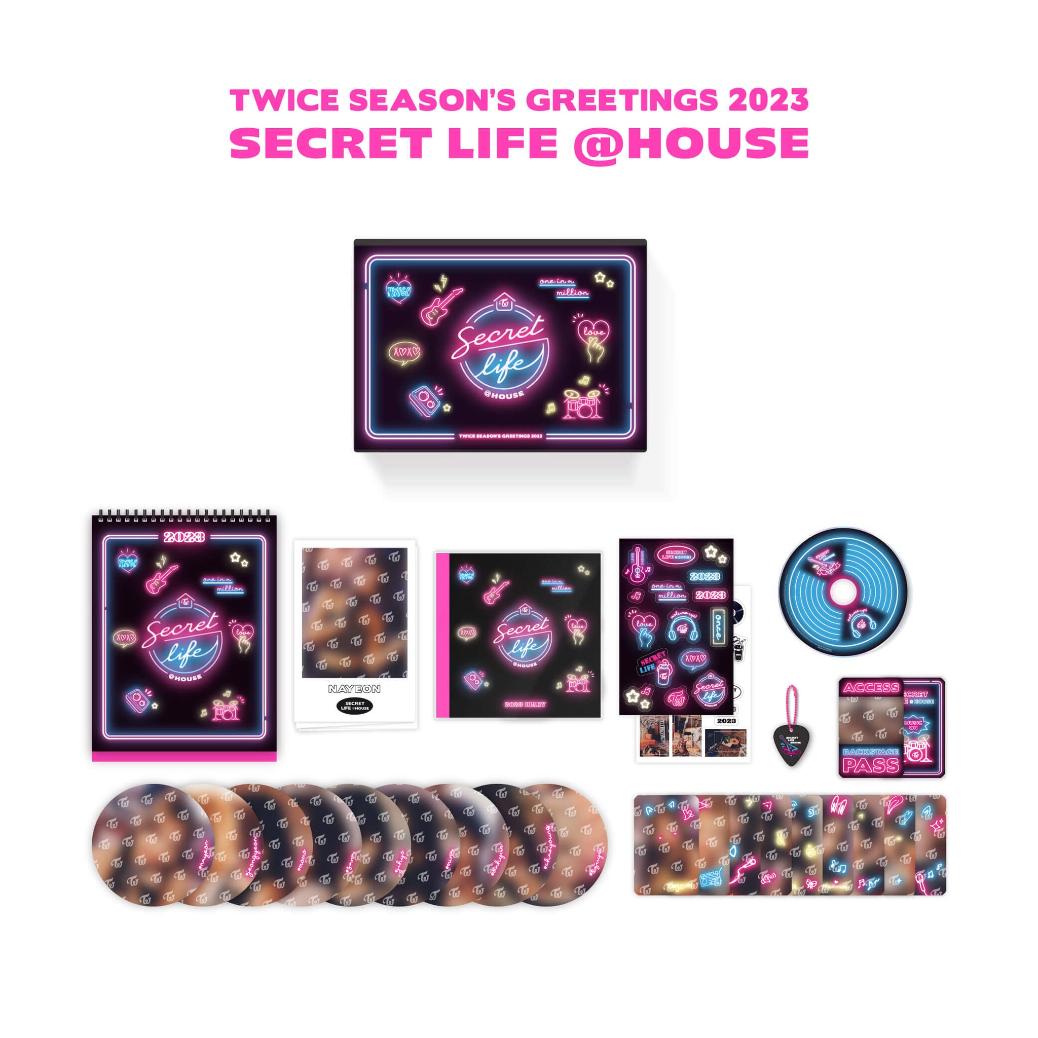 TWICE - 2023 Season's Greetings SECRET LIFE @HOUSE