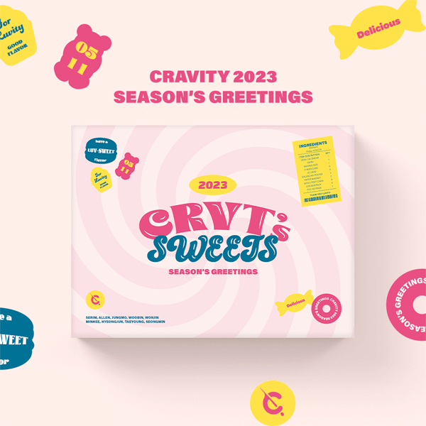 CRAVITY - 2023 Season's Greetings CRVT's SWEETS + Starship Square Gift