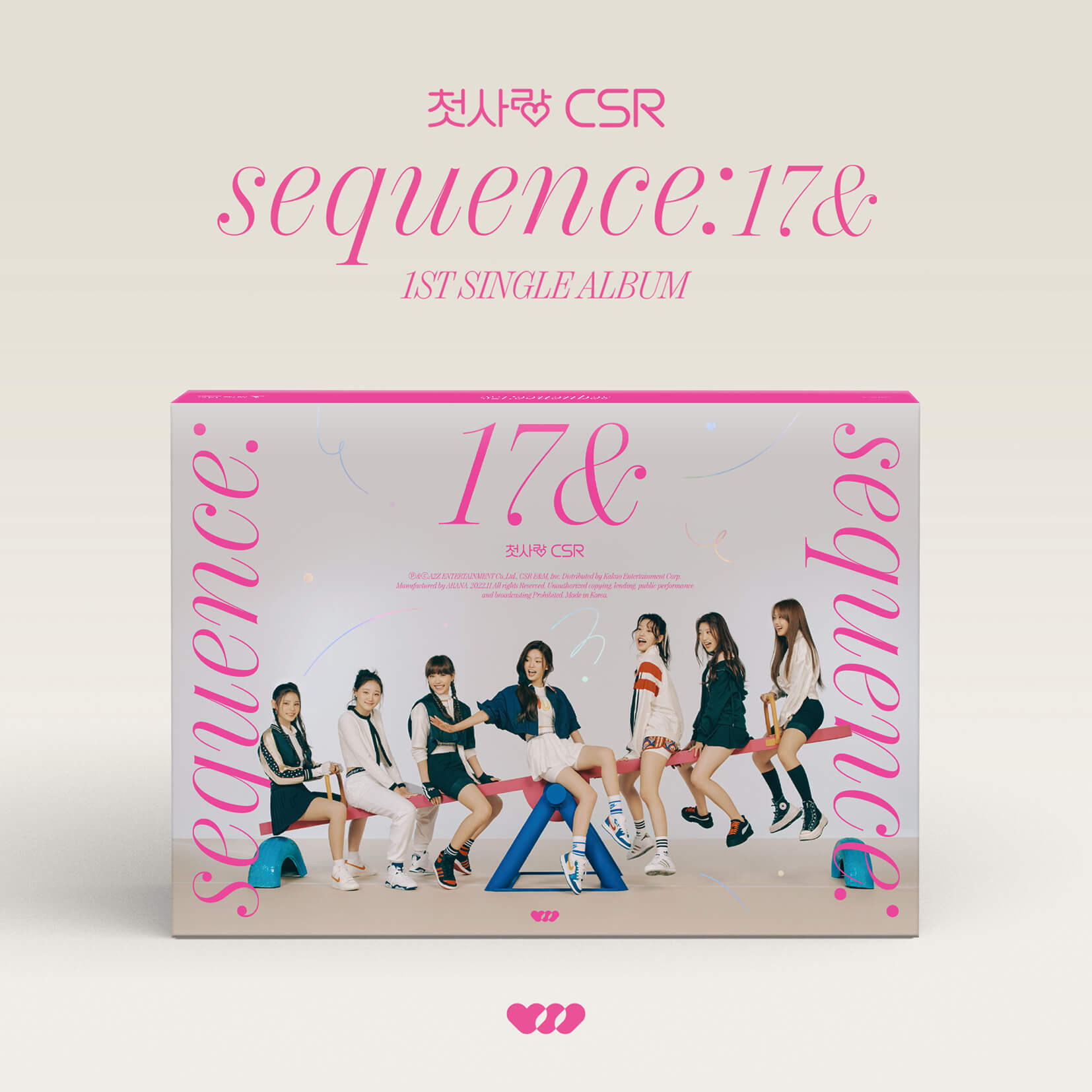 CSR 1st Single Album Sequence : 17&