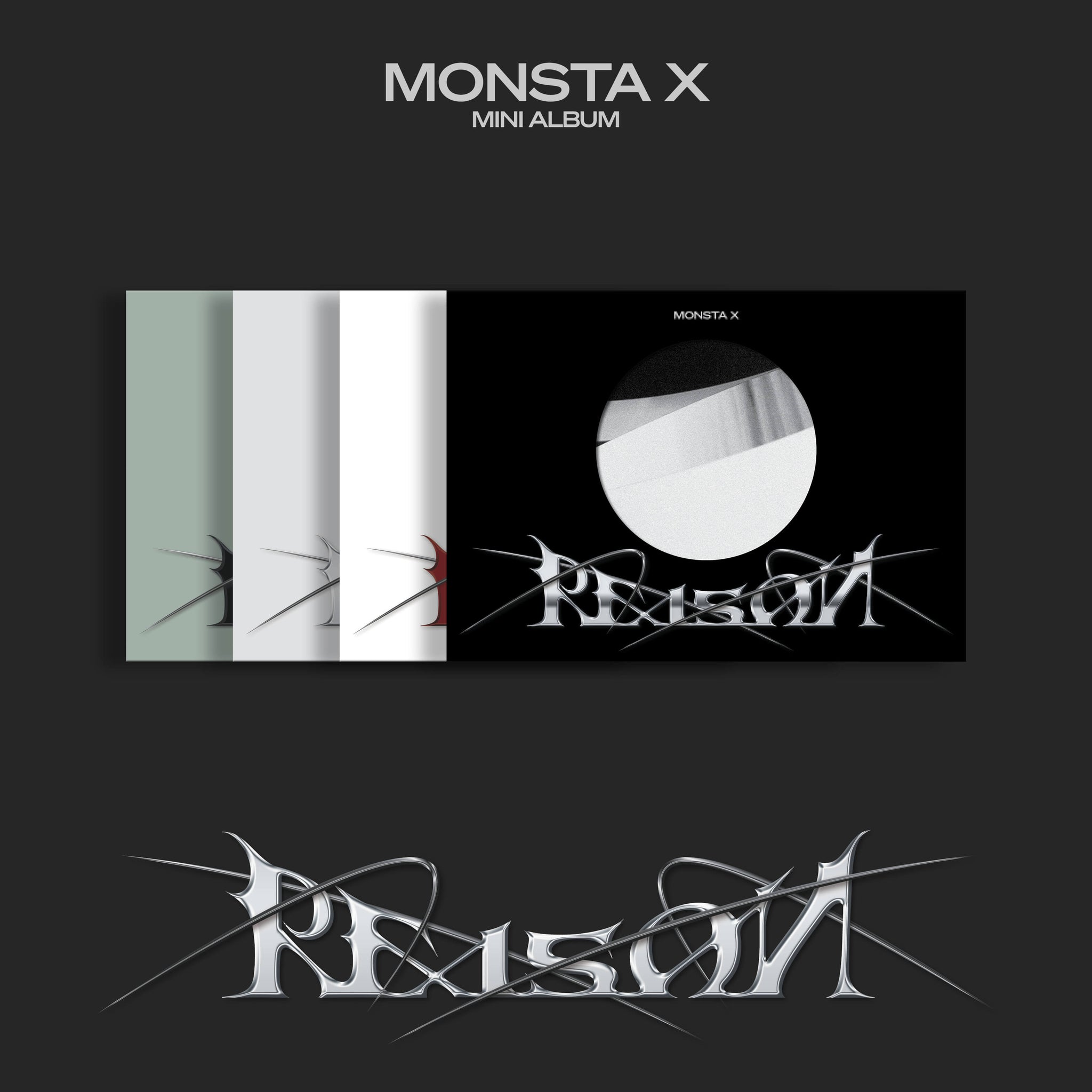 MONSTA X 12th Mini Album REASON - Ver. 1 / Ver. 2 / Ver. 3 / Ver. 4
