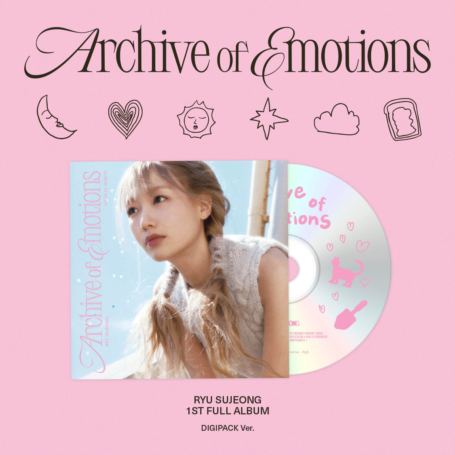 Ryu Sujeong 1st Full Album Archive of Emotions - Digipack Version