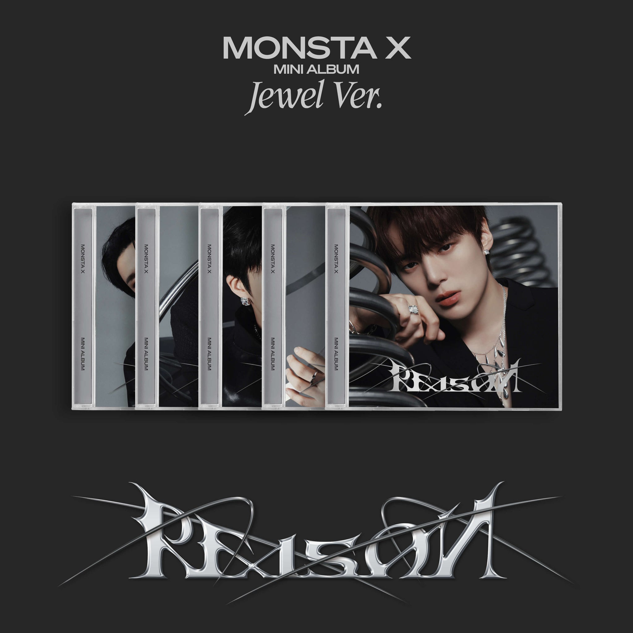 MONSTA X 12th Mini Album REASON - Jewel Version
