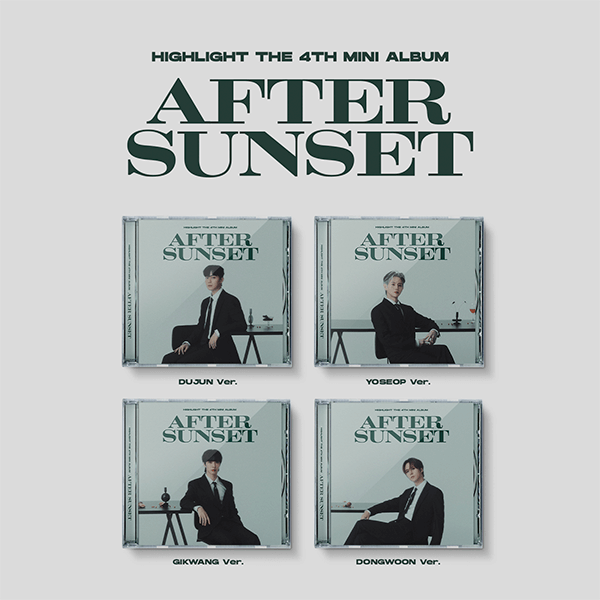 HIGHLIGHT 4th Mini Album AFTER SUNSET (Jewel Version) - DUJUN / YOSEOP / GIKWANG / DONGWOON Version