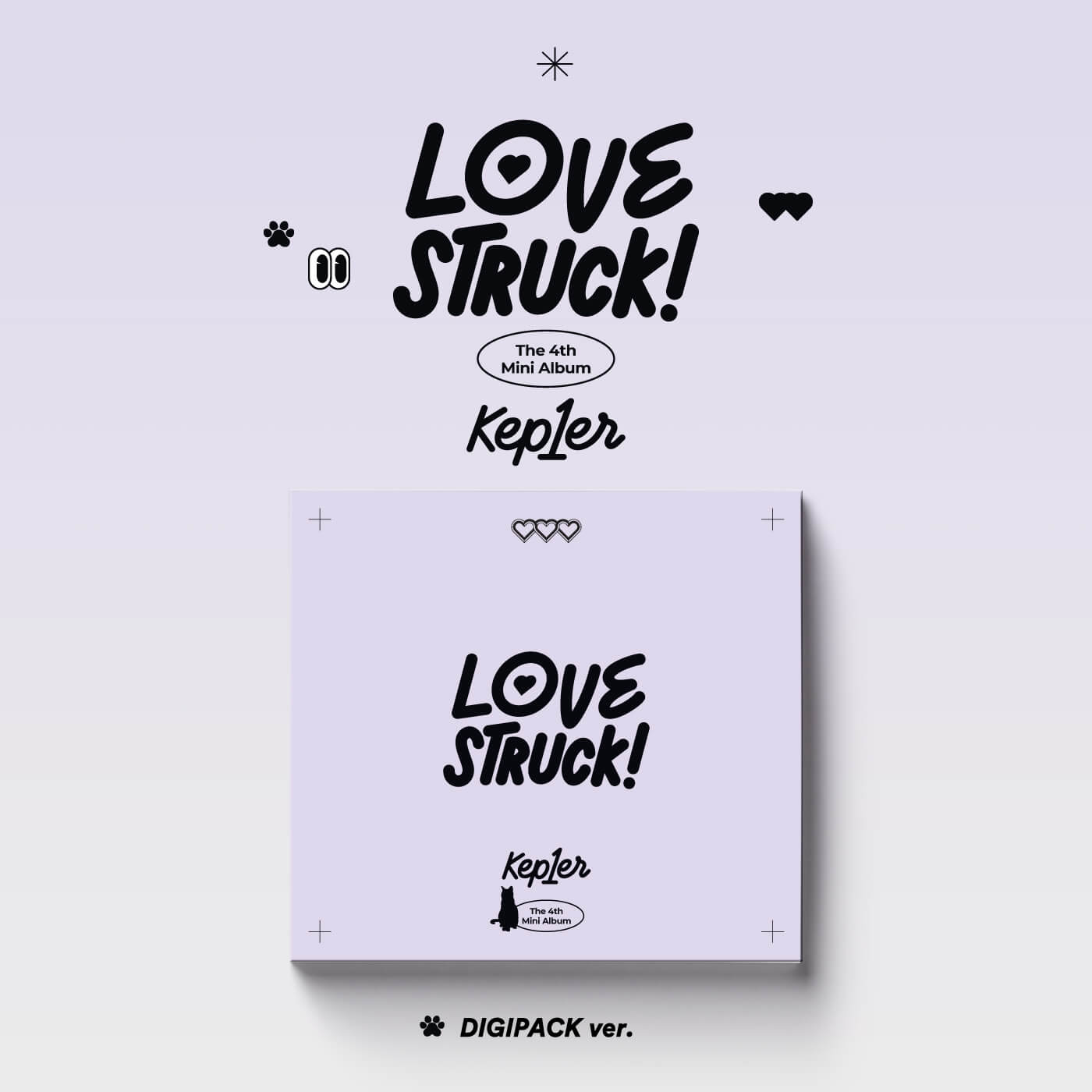 Kep1er 4th Mini Album LOVESTRUCK! - Digipack Version