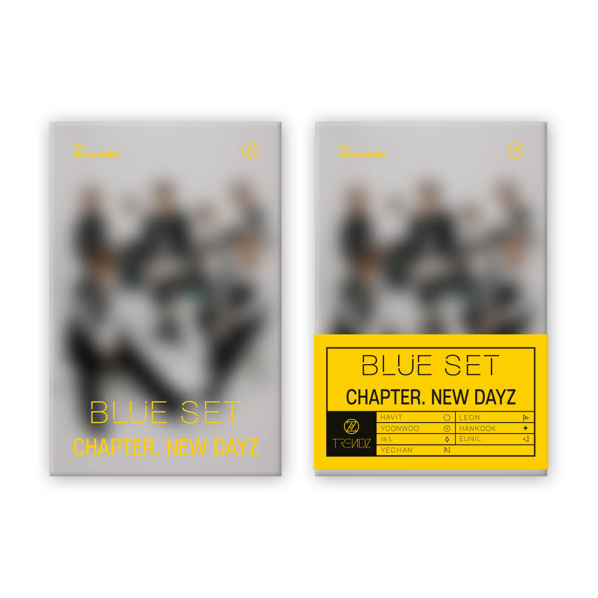 TRENDZ 2nd Single Album BLUE SET Chapter. NEW DAYZ - POCA Version
