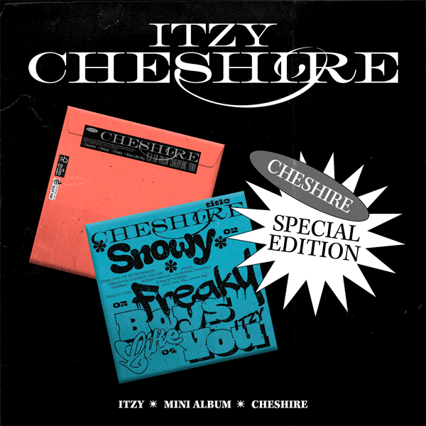 ITZY 6th Mini Album CHESHIRE (Special Edition) - A / B Version