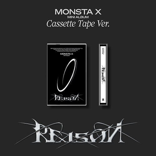 MONSTA X 12th Mini Album REASON - Cassette Tape Version