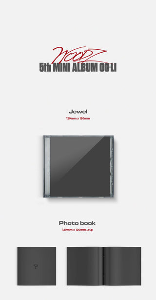 WOODZ 5th Mini Album OO-LI - Jewel Version Inclusions Jewel Case Photobook