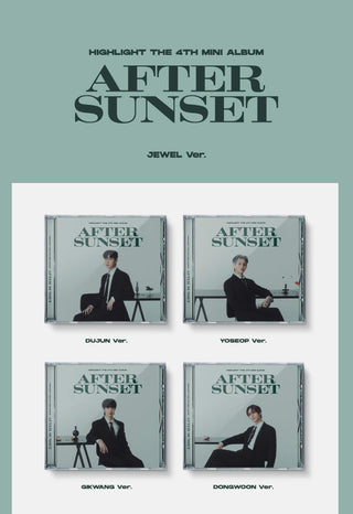 HIGHLIGHT 4th Mini Album AFTER SUNSET (Jewel Version) - DUJUN / YOSEOP / GIKWANG / DONGWOON Version