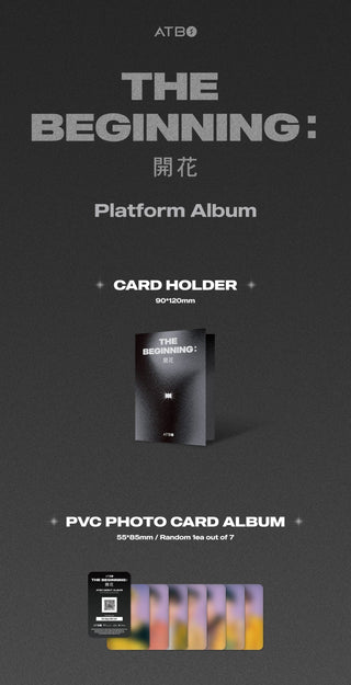 ATBO The Beginning: 開花 Platform Version Inclusions Card Holder PVC Photocard Album