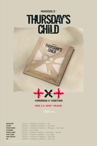 TXT minisode 2: Thursday's Child Inclusions Album Info