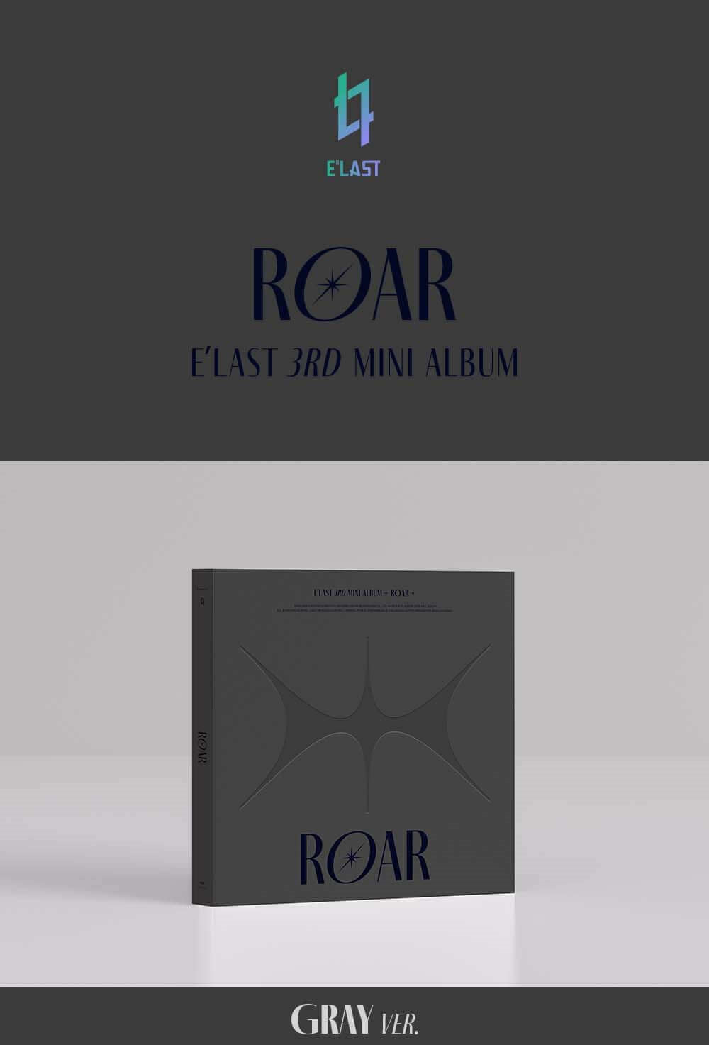 E'LAST 3rd Mini Album ROAR - Grey Version