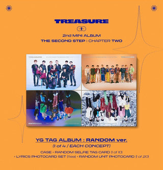 TREASURE THE SECOND STEP CHAPTER TWO YG TAG Album Version Info