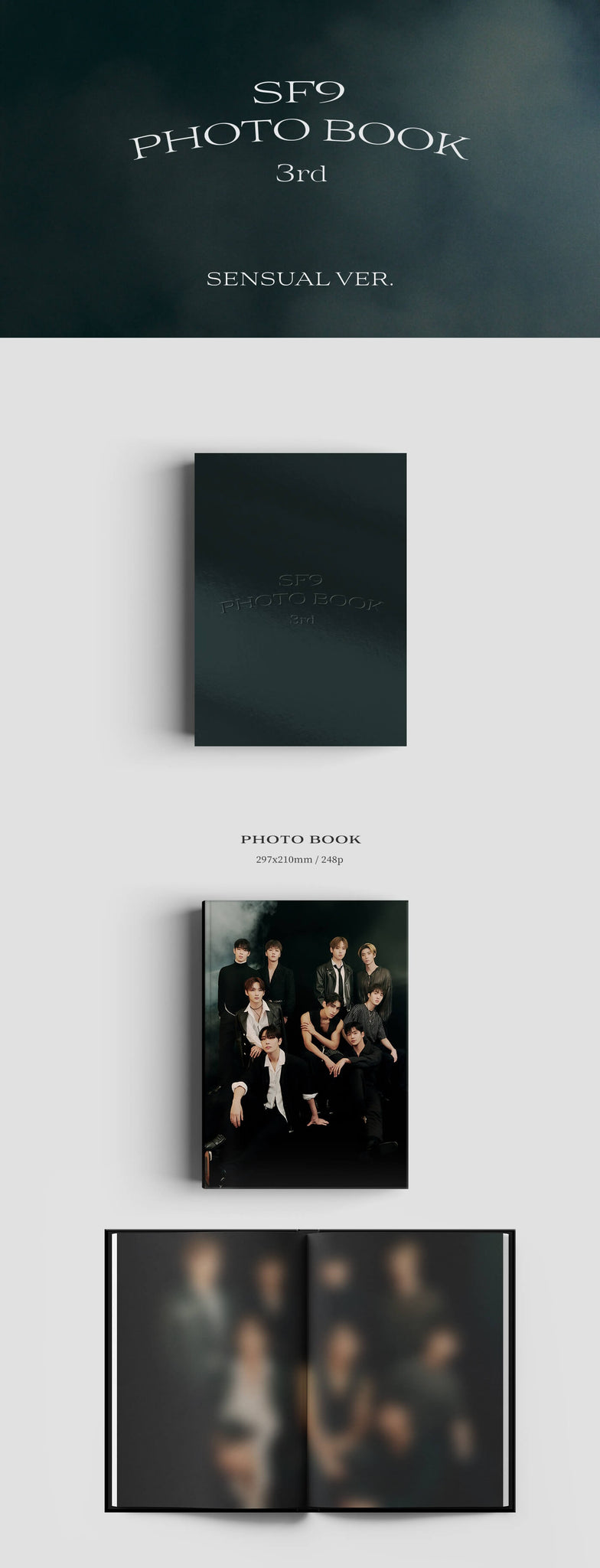  SF9 3rd Photobook - Sensual Version Inclusions Photobook