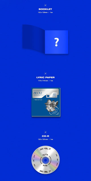 Lee Minhyuk (HUTA) 2nd Full Album BOOM - Jewel Version Inclusions Booklet Lyric Paper CD