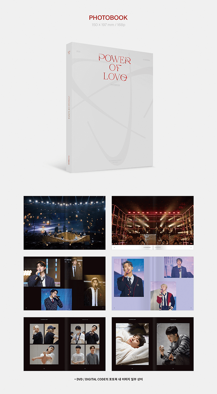 2021 SEVENTEEN CONCERT POWER OF LOVE Digital Code Inclusions Photobook