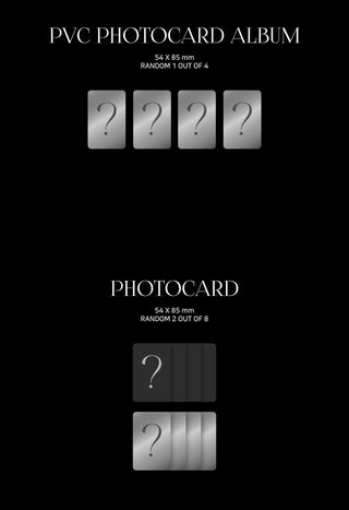 AB6IX A to B Platform Version Inclusions PVC Photocard Album Photocards
