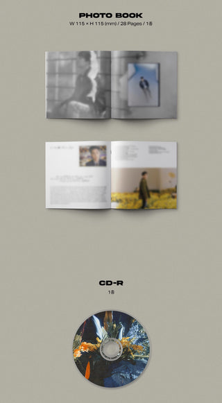 EXO Suho Grey Suit (Digipack Ver.) Inclusions Photobook CD