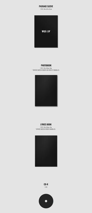  Stray Kids NOEASY Limited Edition Inclusions Package Sleeve Photobook Lyrics Book CD