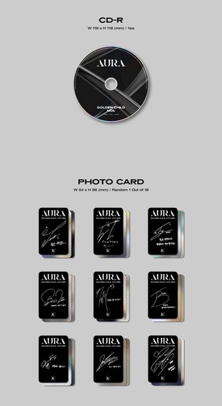 Golden Child AURA Inclusions CD Photocard