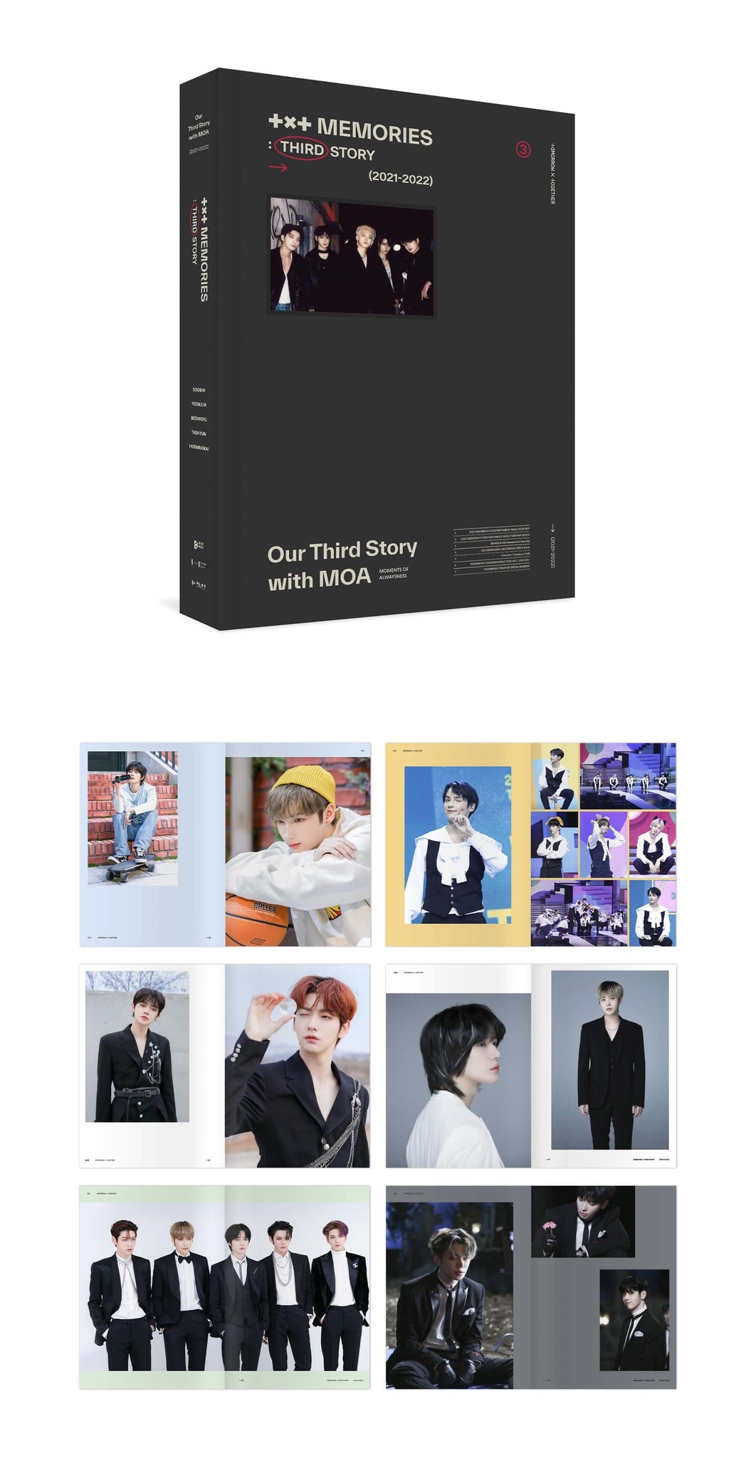 TXT MEMORIES : THIRD STORY Digital Code Inclusions Photobook