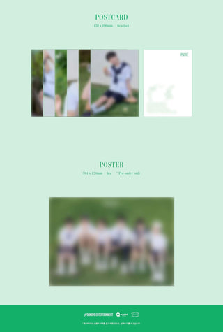 DKZ 2022 SUMMER PHOTOBOOK PAUSE Inclusions Postcard Pre-order Poster