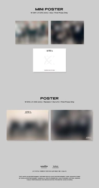 Golden Child AURA Inclusions 1st Press Only Mini Poster Poster