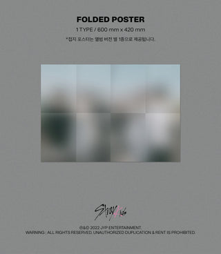Stray Kids MAXIDENT Limited Pre-order Inclusions Folded Poster