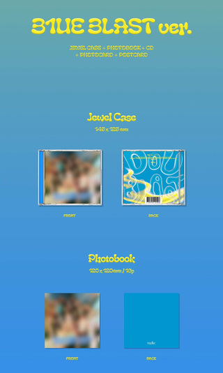 Kep1er DOUBLAST (Jewel Ver.) B1UE BLAST Version Inclusions Jewel Case Photobook