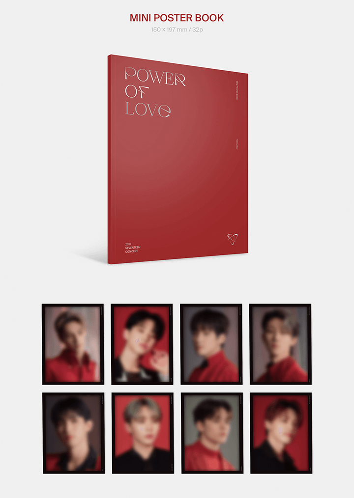 2021 SEVENTEEN CONCERT POWER OF LOVE Digital Code Inclusions Mini Poster Book