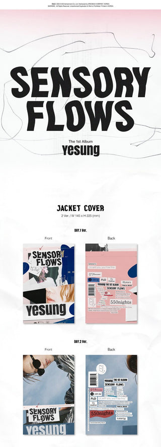 Yesung 1st Full Album Sensory Flows Inclusions Jacker Cover