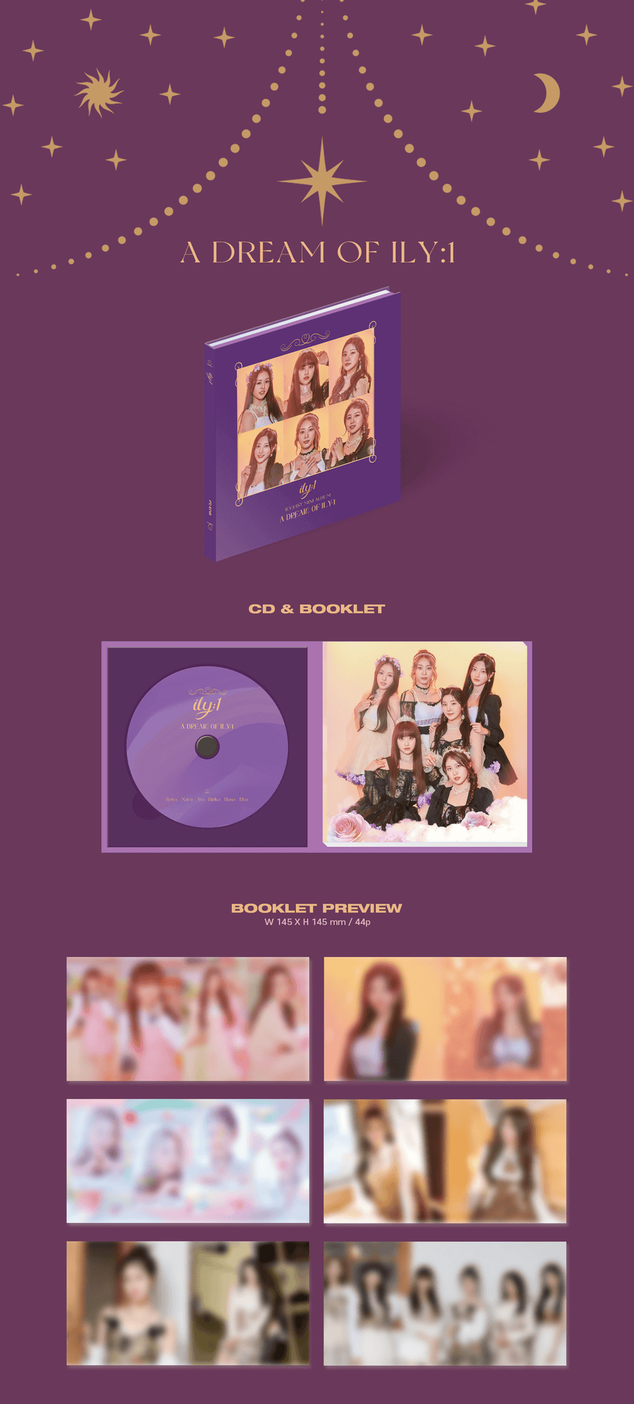ILY:1 A Dream of ILY:1 Inclusions CD Booklet Booklet Preview