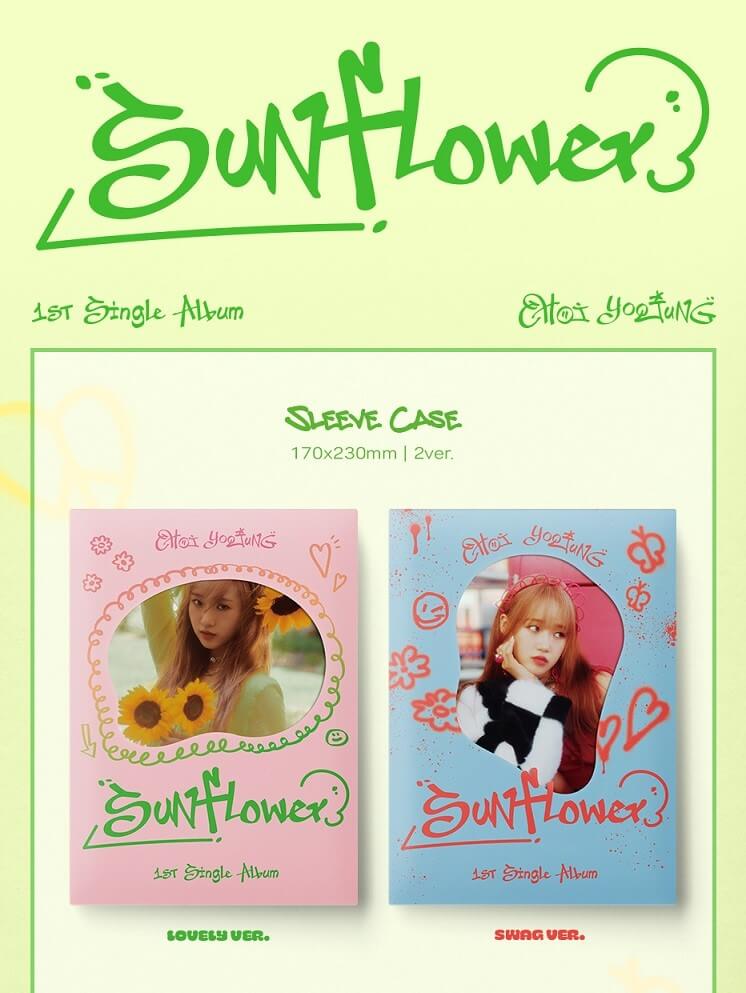 Choi Yoojung Sunflower Lovely + Swag Version Inclusions Sleeve Case