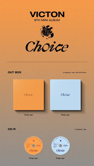 VICTON 8th Mini Album Choice Inclusions Out Box CD