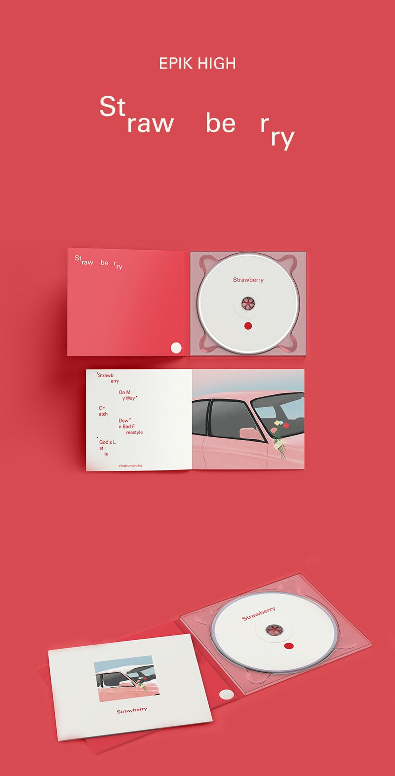 Epik High 3rd EP Strawberry Inclusions Booklet