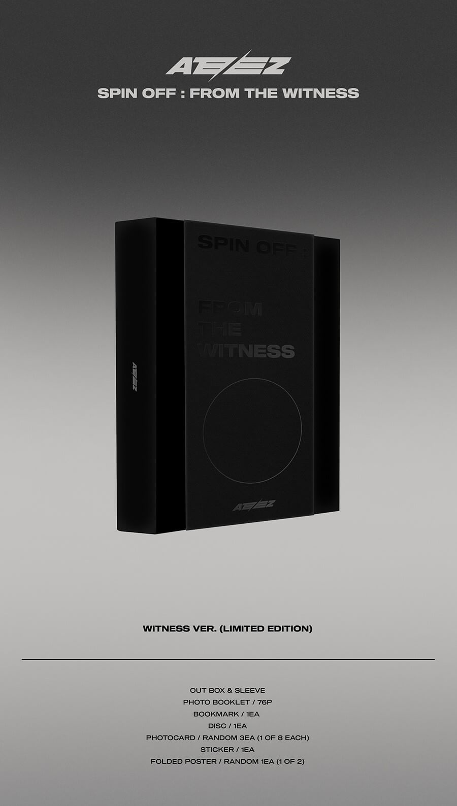 ATEEZ SPIN OFF: FROM THE WITNESS Limited Edition - WITNESS Version Album Info