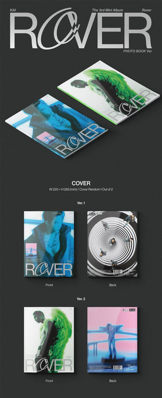 Kai 3rd Mini Album Rover - Photobook Version Inclusions Cover
