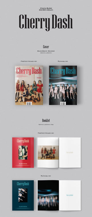 Cherry Bullet 3rd Mini Album Cherry Dash Inclusions Cover Booklet